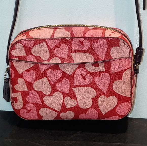 COACH Hearts Mini Camera Bag Style #91042 - Picture 2 of 7